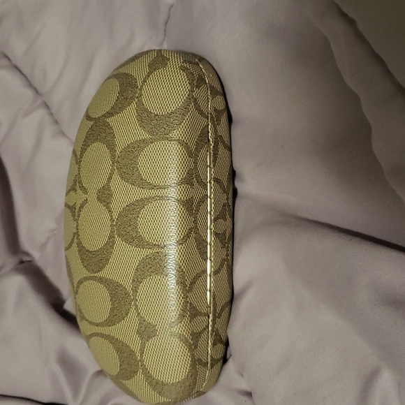 Coach Sun Glass Case Clam shell - Picture 3 of 4